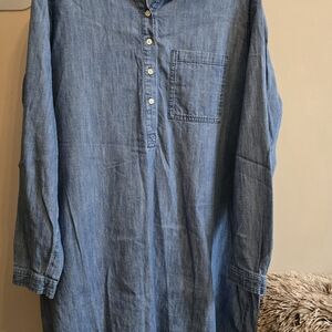 Women's Blue Denim Dress